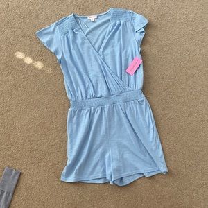 Size xs light blue Riley and Rae romper